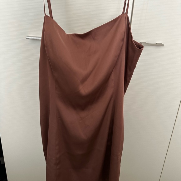 Sunday Best Dusty Rose Shimmer Mini Dress - Picture 1 of 3